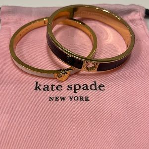 Kate Spade Bangles white and black
